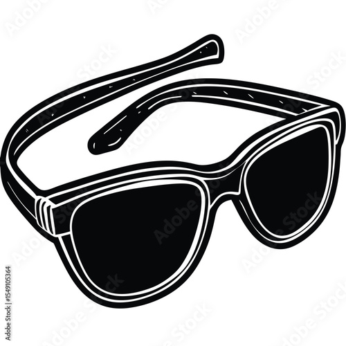 Silhouette of UV Protective Beachwear