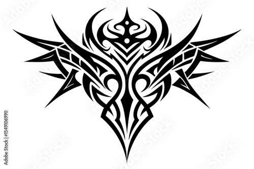 Colorful vector illustration of a raw steak featuring marbled red meat and white fat details in a cartoon style.