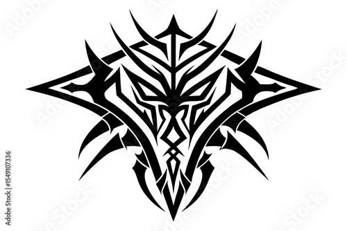 Colorful vector illustration of a raw steak featuring marbled red meat and white fat details in a cartoon style.