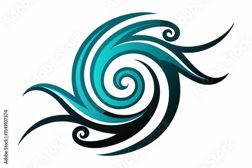 Colorful vector illustration of a raw steak featuring marbled red meat and white fat details in a cartoon style.