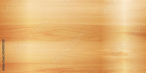 Close-up of light wood planks with a smooth surface and prominent natural grain patterns, creating a charming and nostalgic retro wooden background with a warm, inviting tone.
