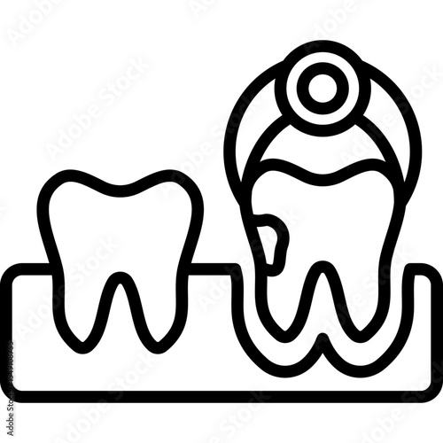 Tooth Extraction Icon