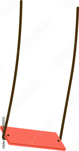 Swing with Wooden Seat