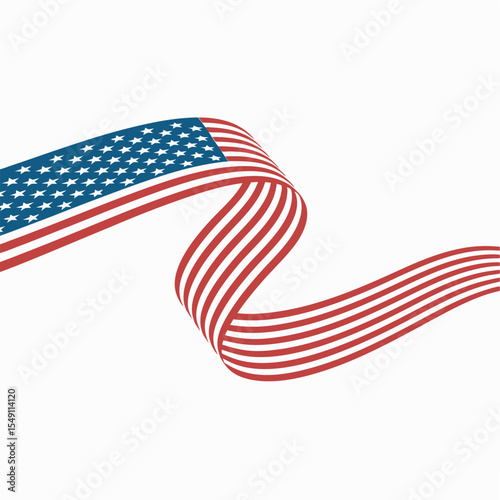 American Flag Vector