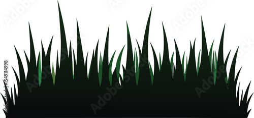 Grass Silhouette Vector Collection Long, Tall, Wild, and Minimal Grass Designs for Nature Projects, Grass vector