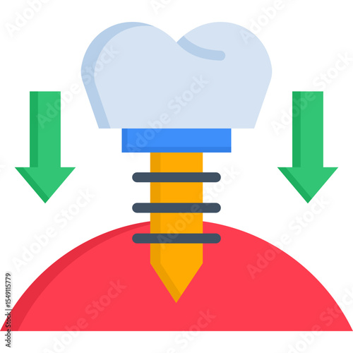 Dental Implant Icon