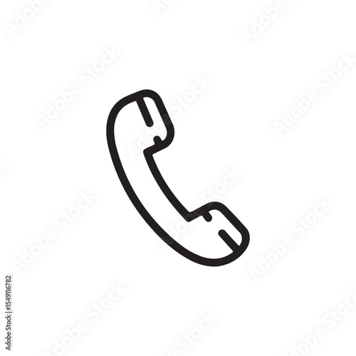 Communication Icons Phone Call Icon Vector. Phone Call Vector. Phone Vector. Vector icon Phone Call. Phone Call Receiver Icon