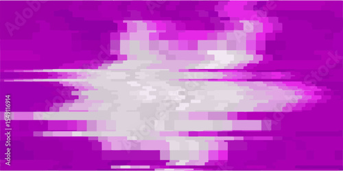 Pixel purple background for retro game or design. Purple bit effect error screen. Old game retro background. Vector illustration