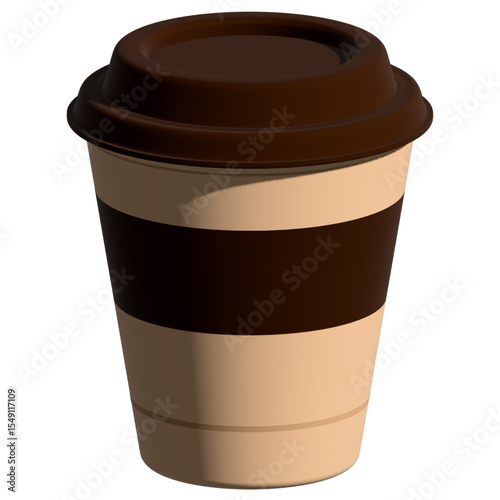 Coffee Mug Mockup – Realistic Vector Illustration for Branding and Product Design 3D
