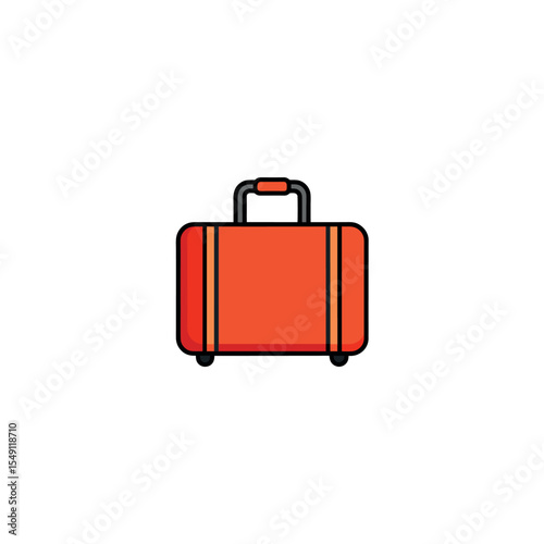 Luggage Bag Vector Illustration for Baggage Travel Tours and Vacation Promotions