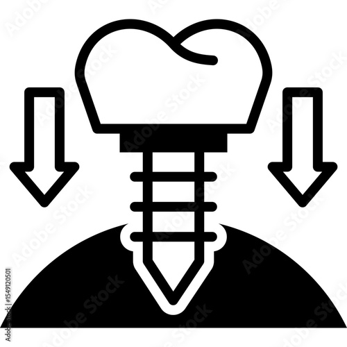 Dental Implant Icon