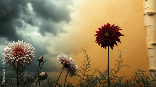 flower and sun