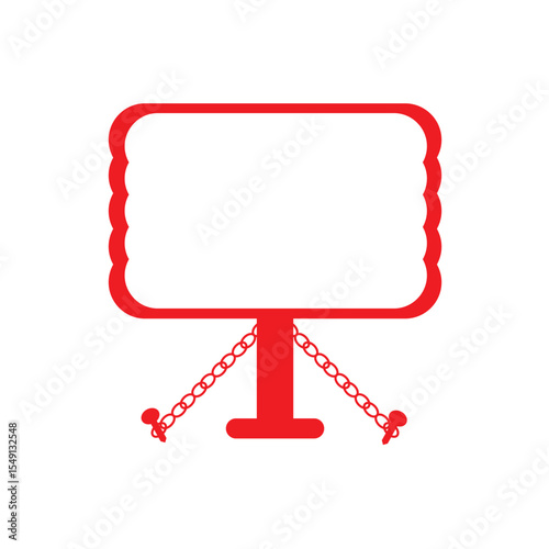 bulletin board as a media for official banners or pamphlets