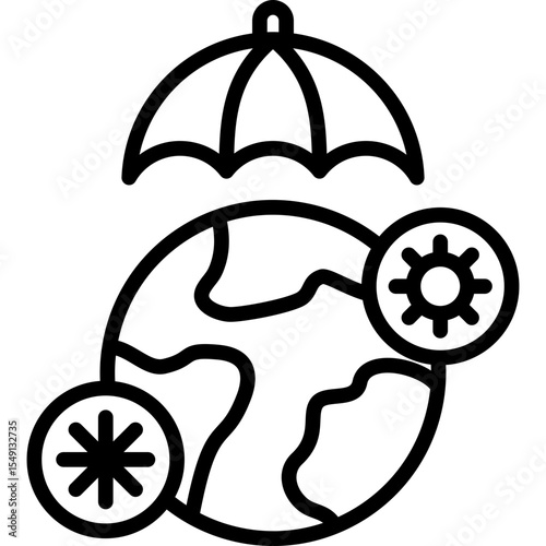 Climate Resilience Icon