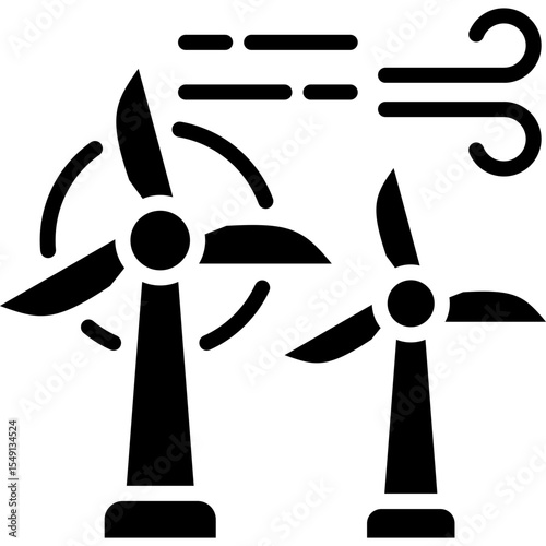 Wind Energy Icon
