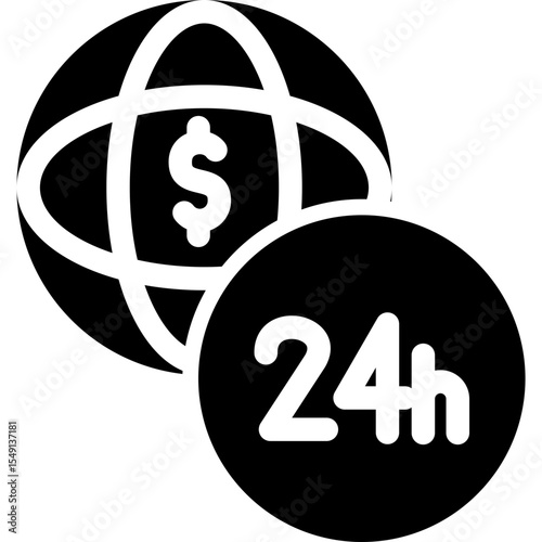24 Hours Service Icon