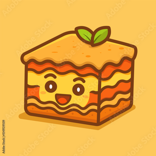 Happy lasagna day. Delicious lasagna