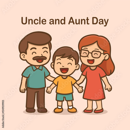 national uncle and aunt day. Smiling for Uncle and Aunt Day Celebration