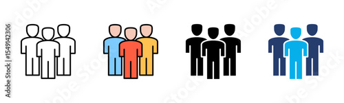 Customer icon sheet multiple style collection