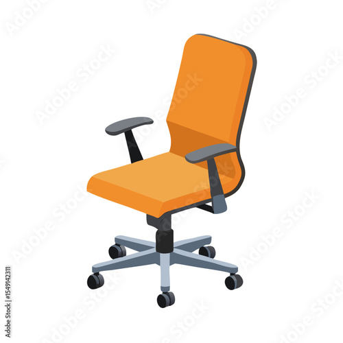 office chair isolated on white