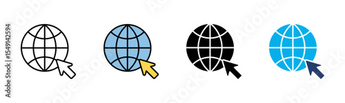 Visit Your Site icon sheet multiple style collection