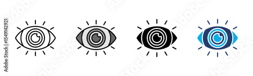 Awareness icon sheet multiple style collection