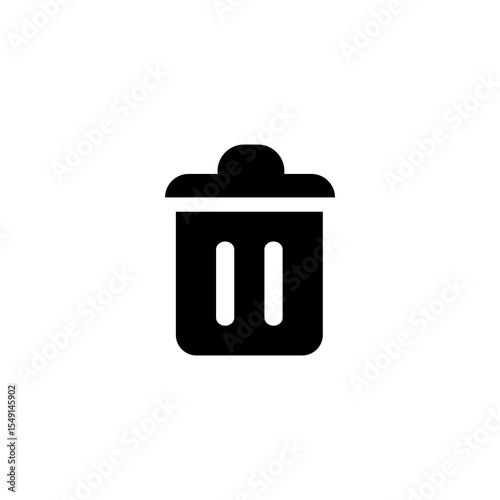 trash can icon vector illustration 