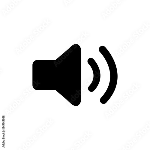 speaker icon vector illustration sound