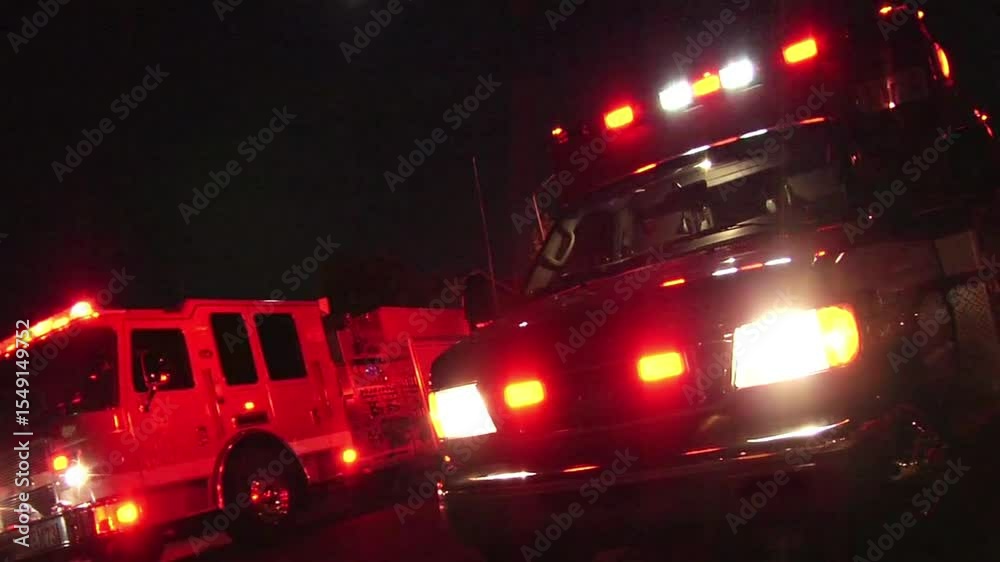 ambulance car traffic emergency service safety healthcare aid hospital rescue concept background 4k