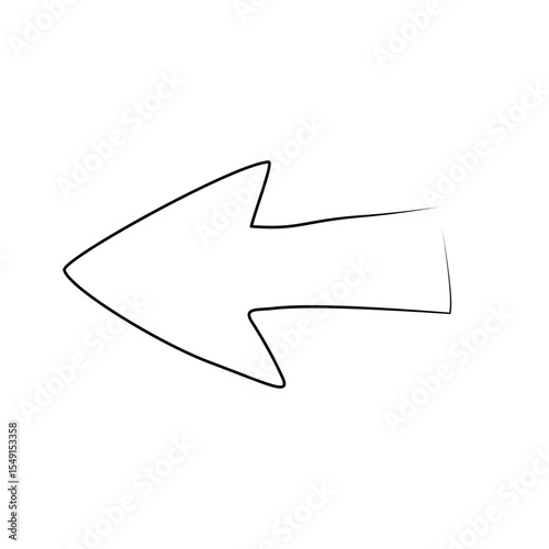 Arrow Doodle Hand Drawn