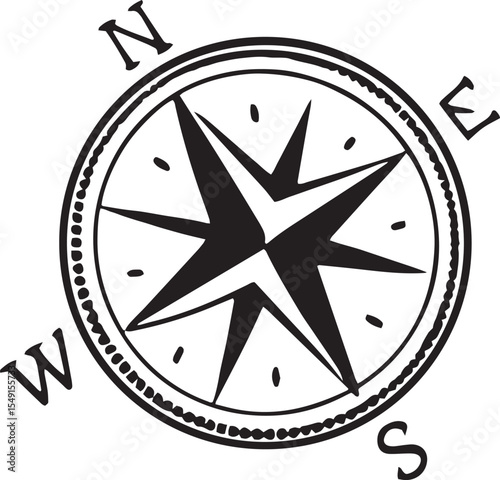 compass vector illustration