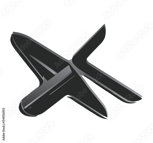 Modern 4K Logo Design, Featuring a Stylish Airplane Silhouette