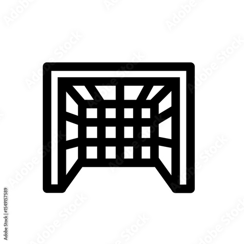 football goal line icon