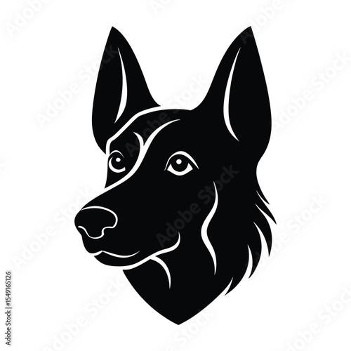 vector illustration of a dog