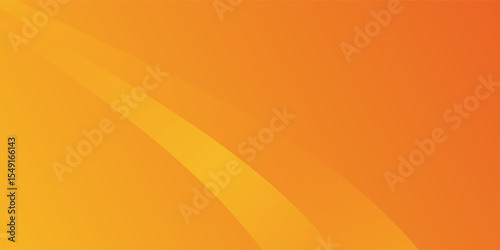 Colorful Orange Wave Background Design, Flowing Orange Stylish Background Template Vector