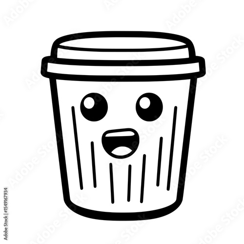 This black and white pixel art trash icon is perfect for use in your game assets and other projects