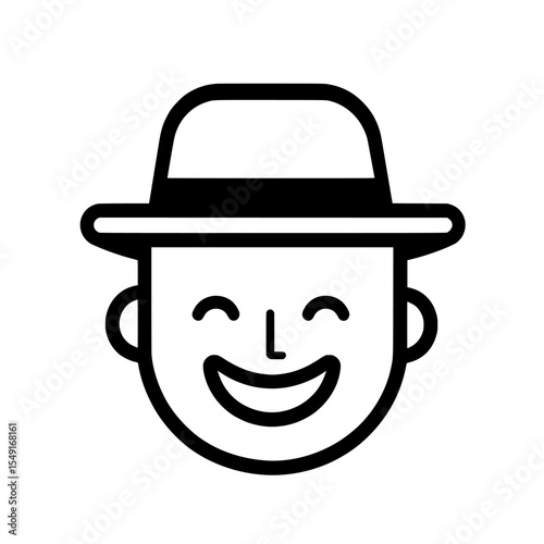 A modern, flat icon of tefilin in white and black colors is available from the tefilin collection for web, mobile, and UI applications