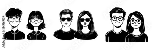 Incognito profile pictures suitable for both males and females in modern times exist
