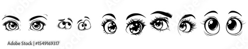 A sideways glance has become a modern icon, represented by eyes looking to one side, often symbolized by two eyes emoji, and commonly depicted in cartoons as eyes that can be flipped to look either