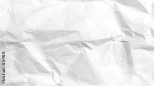 White paper texture animation, animated paper texture with alpha channel, white crumpled paper texture with looping effect