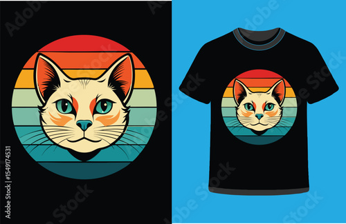 BBQ Cat Patrol – Funny Chef Cat T-Shirt Vector Design.

