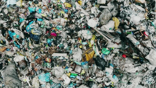 Wallpaper Mural large landfill aerial view. Garbage mountain concept of ecology and conservation of the environment Torontodigital.ca