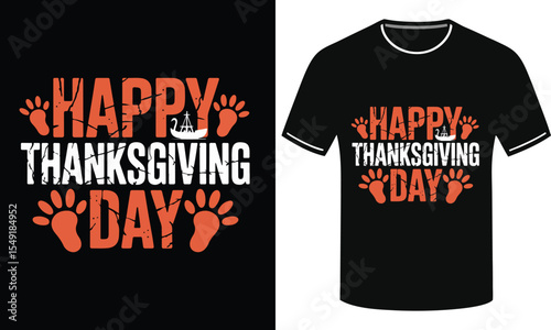 Thanksgiving day T-Shirts Design for Black lover