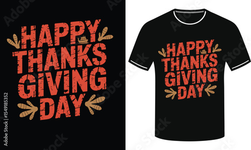 Thanksgiving day T-Shirts Design for Black lover