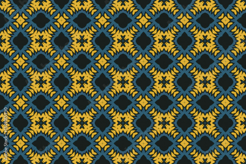 Seamless Interior Decoration Background Design Graphic Symmetric Wallpaper Cloth Texture Perspective Tile Luxury Fabric Template Textile Art Fashion Visual Geometric Digital Endless Shape Pattern.