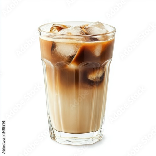 Wallpaper Mural A glass of ice Espresso Coffee with milk beverage coffee drink. Torontodigital.ca