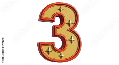 Isolated Number 3