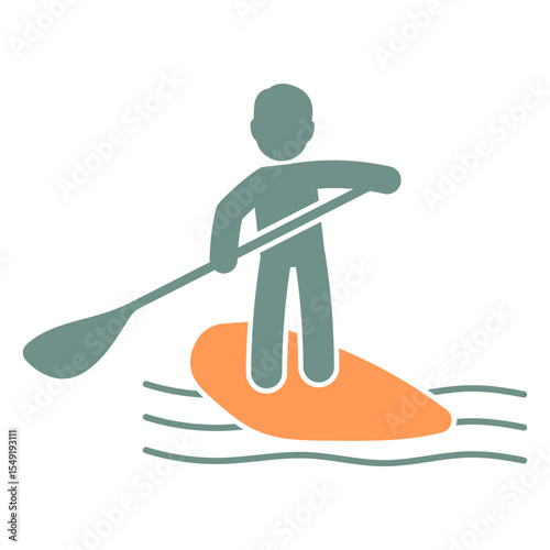 paddleboarding