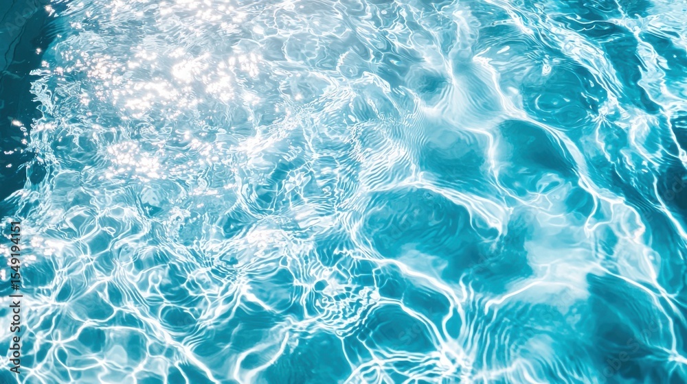 Obraz premium abstract blue color water wave, pure natural swirl pattern texture, background photography