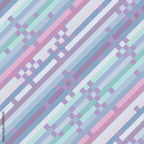 Stripes Seamless Pattern. Colorful Vector Background.
